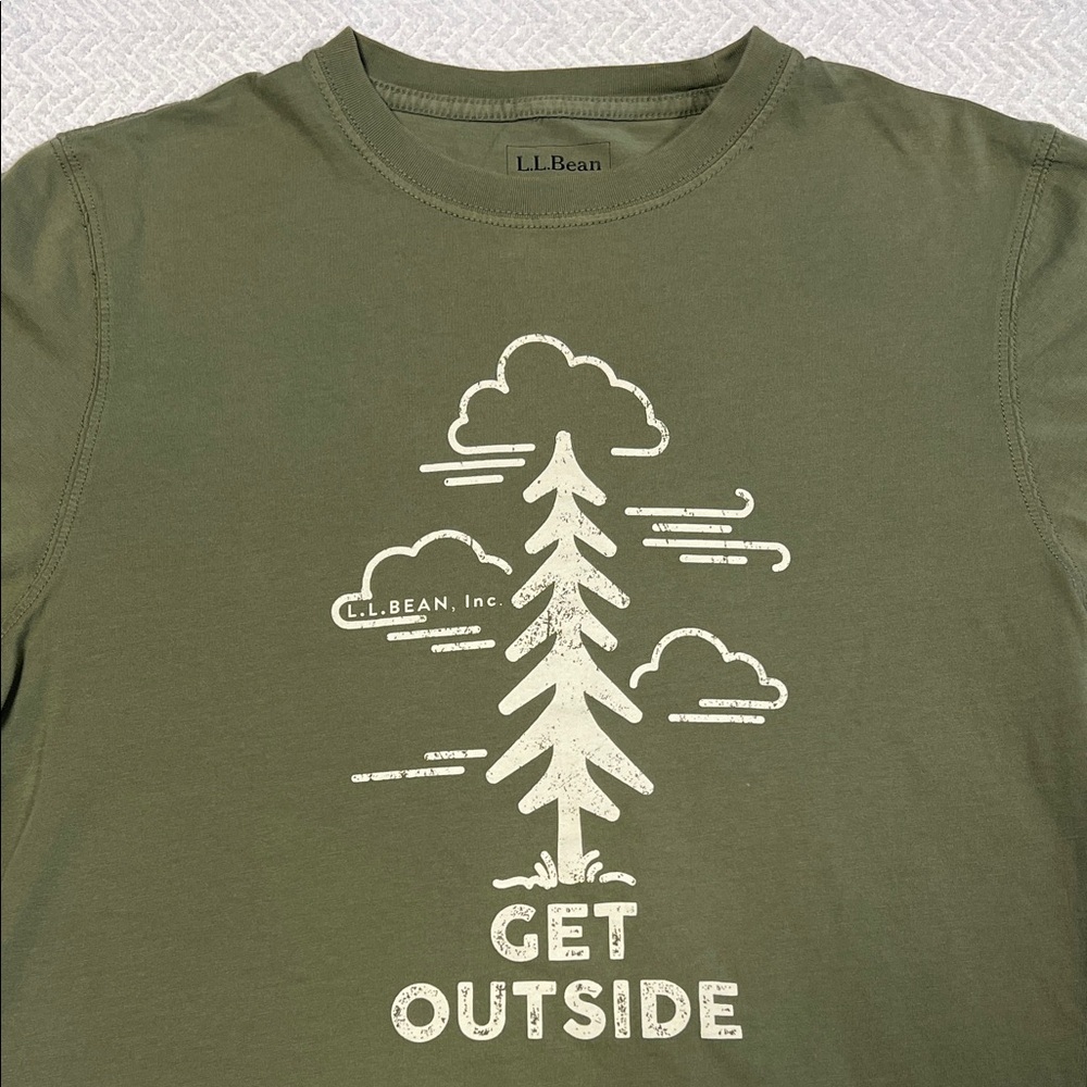 L.L. Bean Men's Green Short Sleeve Tee
